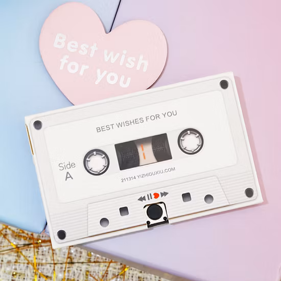 Holiday Greeting Card Thank You Card High Quality Happy Birthday Card Tape Recorder Card