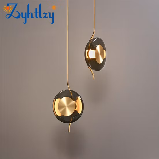 Lampada a sospensione rettangolare moderna in vetro di lusso nordica di grandi dimensioni per progetto